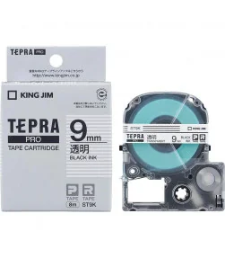 Tepra ST9K (Chữ đen nền trong, khổ 9mm) | ⓿❽❻❽❺⓿❺⓿❺❺ | Nhãn in, tem in, giấy in, băng nhãn, tape in | khuetu.vn