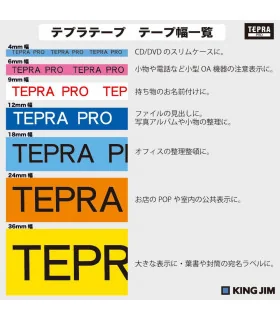 Tepra SC9B (Chữ đen nền xanh dương, khổ 9mm) | ⓿❽❻❽❺⓿❺⓿❺❺ | Nhãn in, tem in, giấy in, băng nhãn, tape in | khuetu.vn