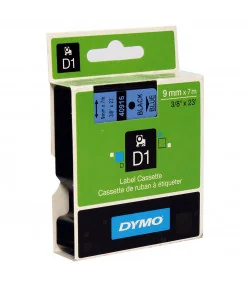 Dymo D1 S0720710 40916 9mm x 7m, Black on Blue | ⓿❽❻❽❺⓿❺⓿❺❺ | Nhãn in, tem in, giấy in, băng nhãn, tape in | khuetu.vn