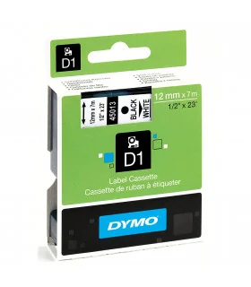 Dymo D1 S0720530 45013 12mm x 7m, Black on White | ⓿❽❻❽❺⓿❺⓿❺❺ | Nhãn in, tem in, giấy in, băng nhãn, tape in | khuetu.vn