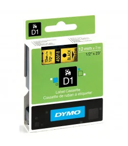 Dymo D1 S0720580 45018 12mm x 7m, Black on Yellow | ⓿❽❻❽❺⓿❺⓿❺❺ | Nhãn in, tem in, giấy in, băng nhãn, tape in | khuetu.vn