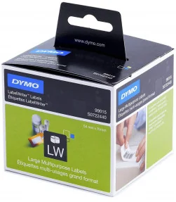 Dymo S0722440 (99015), LabelWriter Large Multipurpose Labels 54mm x 70mm x 320 labels - Black on White | ⓿❽❻❽❺⓿❺⓿❺❺ | Nhãn in...
