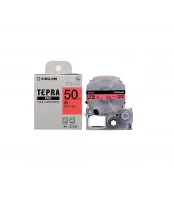 Tepra SC50R (Chữ đen nền đỏ, khổ 50mm) | ⓿❽❻❽❺⓿❺⓿❺❺ | Nhãn in, tem in, giấy in, băng nhãn, tape in | khuetu.vn