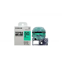 Tepra SC50G (Chữ đen nền xanh lá, khổ 50mm) | ⓿❽❻❽❺⓿❺⓿❺❺ | Nhãn in, tem in, giấy in, băng nhãn, tape in | khuetu.vn