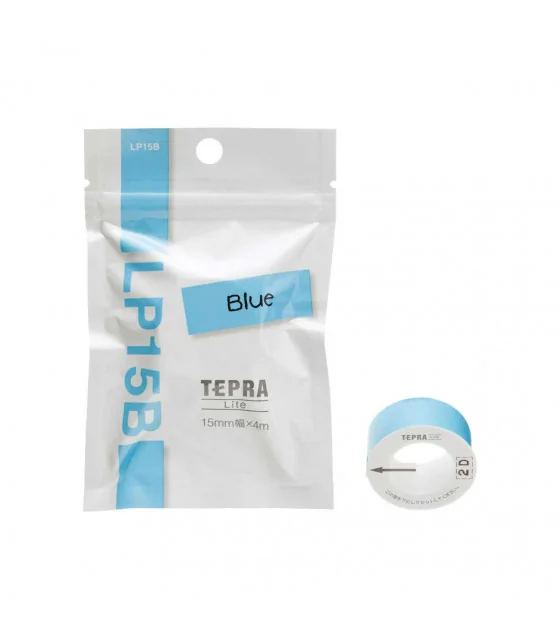 Tepra LITE LP15B (khổ 15mm x 4m, xanh dương)