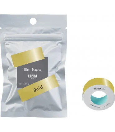 Tepra Coharu TPT15-015 (khổ 15mm x 4m, Gold) | ⓿❽❻❽❺⓿❺⓿❺❺ | Nhãn in, tem in, giấy in, băng nhãn, tape in | khuetu.vn
