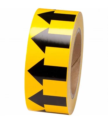 Brady Pipe Marker Tape with Arrows, 106177, Black on Yellow, | ⓿❽❻❽❺⓿❺⓿❺❺ | Nhãn in, tem in, giấy in, băng nhãn, tape in | kh...