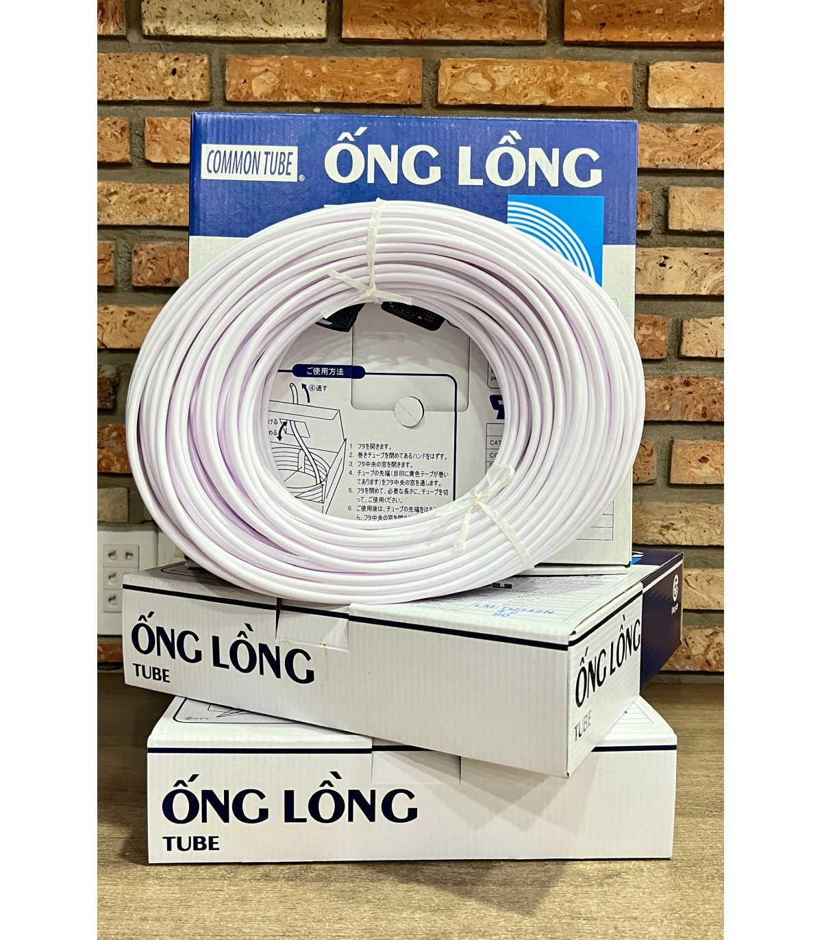 Ống lồng đầu cos PVC in máy Supvan TP-series