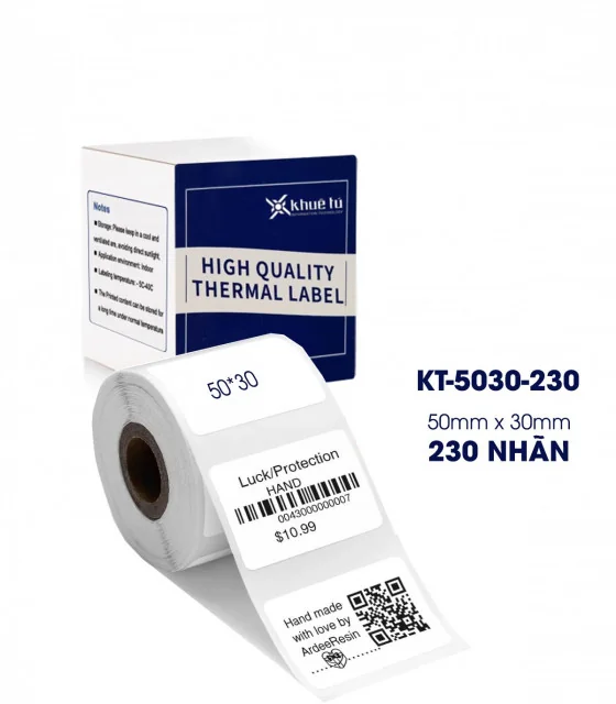 Nhãn đa năng 50 x 30mm, KT-5030-230