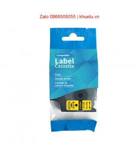 DM-A40918 D1 Tape A40918 9mm x 7m Black on Yellow | ⓿❽❻❽❺⓿❺⓿❺❺ | Nhãn in, tem in, giấy in, băng nhãn, tape in | khuetu.vn