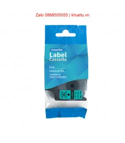DM-A40919 D1 Tape A40919 9mm x 7m Black on Green | ⓿❽❻❽❺⓿❺⓿❺❺ | Nhãn in, tem in, giấy in, băng nhãn, tape in | khuetu.vn