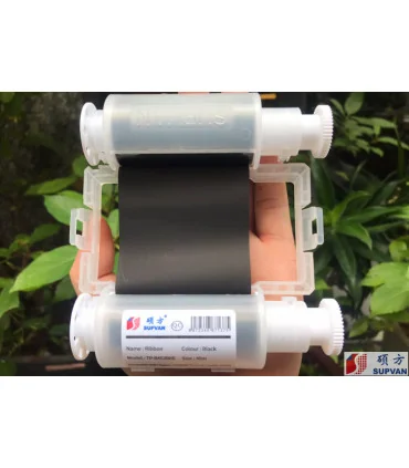 Supvan Ribbon TP-R453BKE, màu đen, khổ 55mm x 45m, mực cho máy in ống co nhiệt Supvan TP2000M | ⓿❽❻❽❺⓿❺⓿❺❺ | Ống lồng, ống lồ...