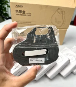 Mực in ống M5-RC500BP, màu đen, 12mm x 110m, cho máy in ống AIMO M550A | ⓿❽❻❽❺⓿❺⓿❺❺ | Ống lồng, ống lồng cos, vật tư in ống |...
