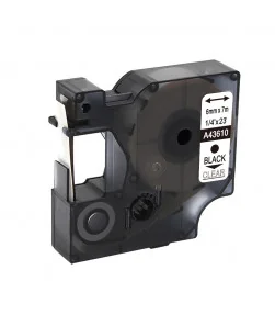 DM-A43610 D1 Tape 43610 6mm x 7m Black on Clear | ⓿❽❻❽❺⓿❺⓿❺❺ | Nhãn in, tem in, giấy in, băng nhãn, tape in | khuetu.vn