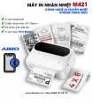 Máy in nhãn di động M421, Bluetooth, in qua app, (Trắng)