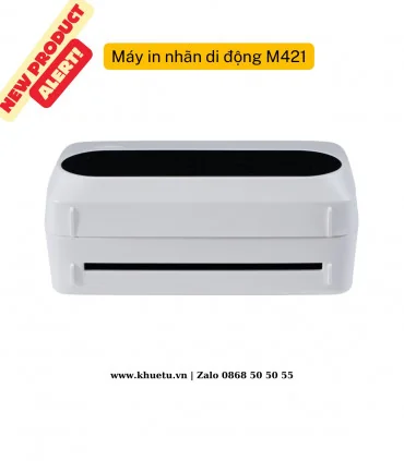 Máy in nhãn Máy in nhãn di động M421, Bluetooth, in qua app, (Trắng) | ⓿❽❻❽❺⓿❺⓿❺❺ | Máy in nhãn, máy in tem, máy in mã vạch |...