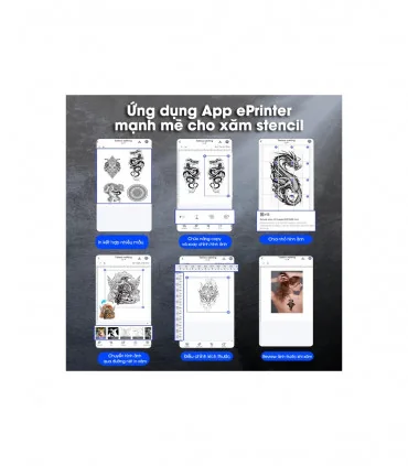 Máy in hình xăm di động M08ES