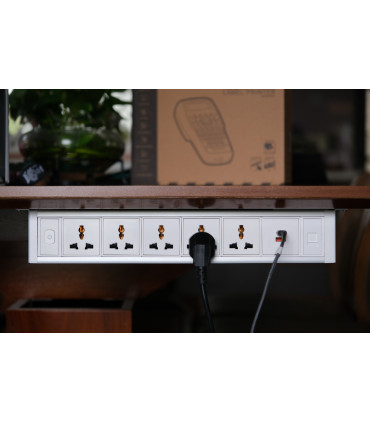 Ổ cắm điện treo dưới bàn MK102UW (Trắng - 2026) | ⓿❽❻❽❺⓿❺⓿❺❺ | khuetu.vn