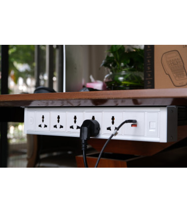 Ổ cắm điện treo dưới bàn MK102UW (Trắng - 2026) | ⓿❽❻❽❺⓿❺⓿❺❺ | khuetu.vn