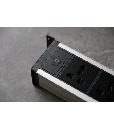 Ổ cắm điện treo dưới bàn MK102UB (Đen - 2026) | ⓿❽❻❽❺⓿❺⓿❺❺ | khuetu.vn