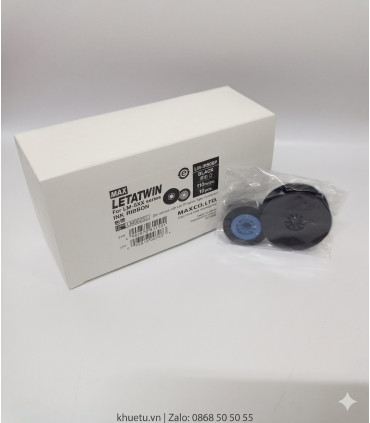 Ruy băng đen in ống co nhiệt MAX LM-IR50BP 12mm × 110m | khuetu.vn