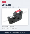 Ruy băng đỏ L-MARK LM33R 12mm × 80m (in ống PVC, nhãn)