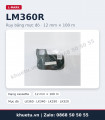 Ruy băng đỏ L-MARK LM360R 12mm × 100m (in ống PVC, nhãn)