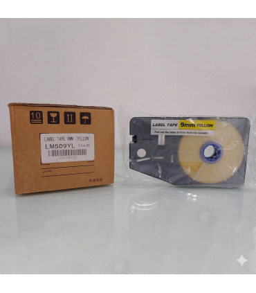 Băng nhãn vàng L-MARK LM509YL 9mm × 20m (nhãn dán đánh dấu) | khuetu.vn
