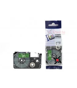 HR-12GN (Black on Green, 12mm) | ⓿❽❻❽❺⓿❺⓿❺❺ | Nhãn in, tem in, giấy in, băng nhãn, tape in | khuetu.vn