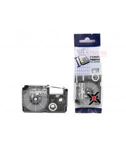 HR-12SR (Black on Silver, 12mm) | ⓿❽❻❽❺⓿❺⓿❺❺ | Nhãn in, tem in, giấy in, băng nhãn, tape in | khuetu.vn