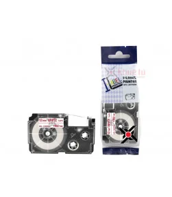 HR-12WER (Red on White, 12mm) | ⓿❽❻❽❺⓿❺⓿❺❺ | Nhãn in, tem in, giấy in, băng nhãn, tape in | khuetu.vn