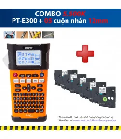 Máy in nhãn Combo: PT-E300 + 5 Cuộn nhãn 12mm | ⓿❽❻❽❺⓿❺⓿❺❺ | Máy in nhãn, máy in tem, máy in mã vạch | khuetu.vn