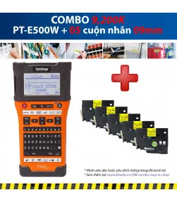 Máy in nhãn Combo: PT-E550W + 5 Cuộn nhãn 09mm | ⓿❽❻❽❺⓿❺⓿❺❺ | Máy in nhãn, máy in tem, máy in mã vạch | khuetu.vn