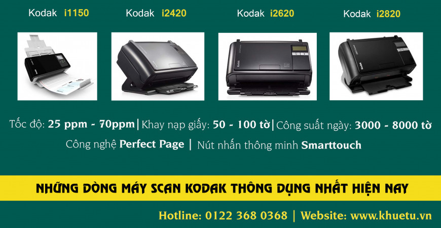 Những dòng máy scan Kodak thông dụng nhất  hiện nay