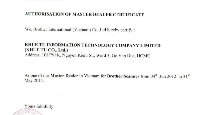 Khuê Tú Trở Thành Nhà Phân Phối Của Brother Tại Việt Nam