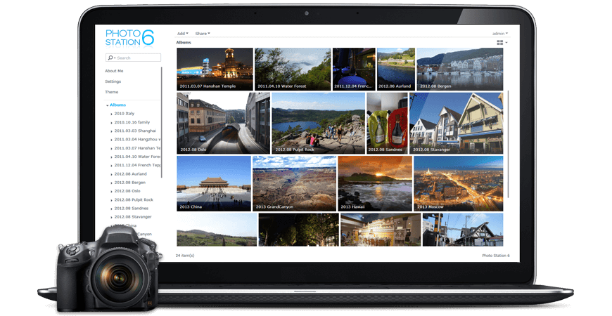Tạo server lưu trữ, chia sẻ và điều chỉnh ảnh ngay trên thiết bị lưu trữ Synology