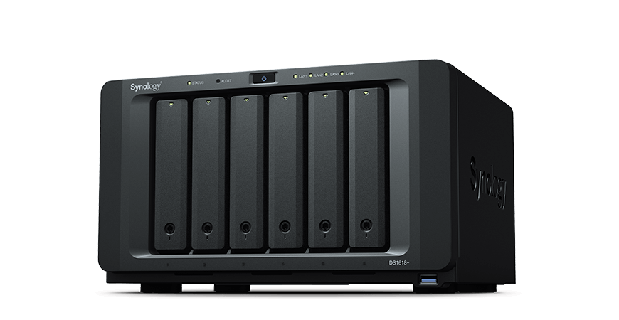 DiskStation DS1618+: NAS 6-bay HDD hiệu suất cao lý tưởng cho các tác vụ đa nhiệm