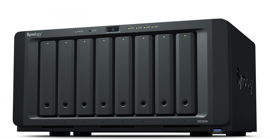Synology DS1819+ NAS lưu trữ dữ liệu tập trung cho doanh nghiệp SMB
