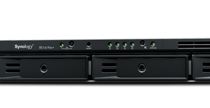 Synology RS1619xs+ NAS-1U-Rackmount với hiệu suất hoạt động tối ưu