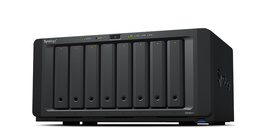 NAS Synology DS1821+: Giải pháp lưu trữ dung lượng lớn và bảo vệ dữ liệu vượt trội