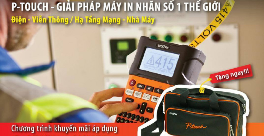 KHUYẾN MÃI KHI MUA SẢN PHẨM MÁY IN NHÃN BROTHER TẠI KHUÊ TÚ