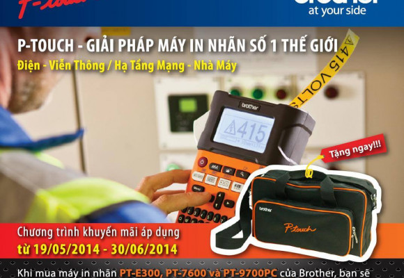 KHUYẾN MÃI KHI MUA SẢN PHẨM MÁY IN NHÃN BROTHER TẠI KHUÊ TÚ