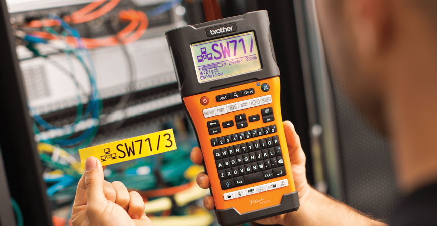 Máy in nhãn PT-E550WVP - Dòng máy chuyên nghiệp cho ngành Điện - Viễn Thông