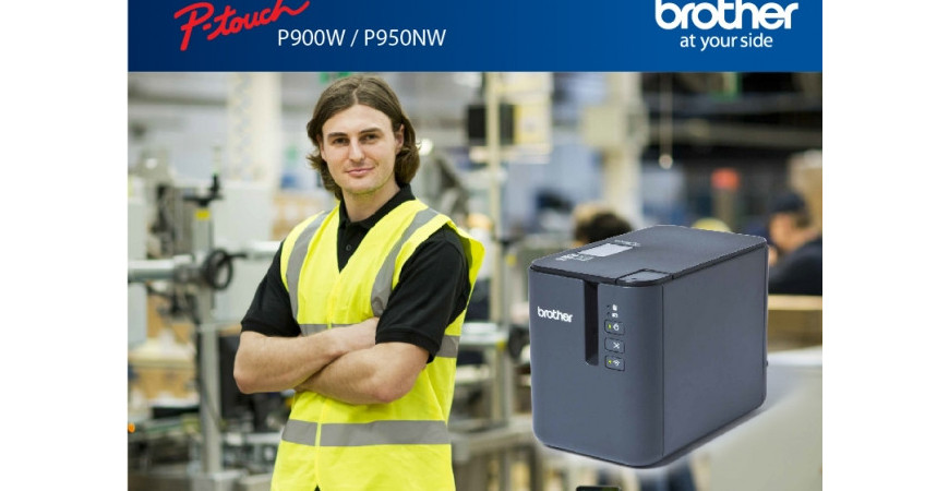 Brother P-Touch P900W. Dòng máy in nhãn để bàn, kết nối mạng linh hoạt