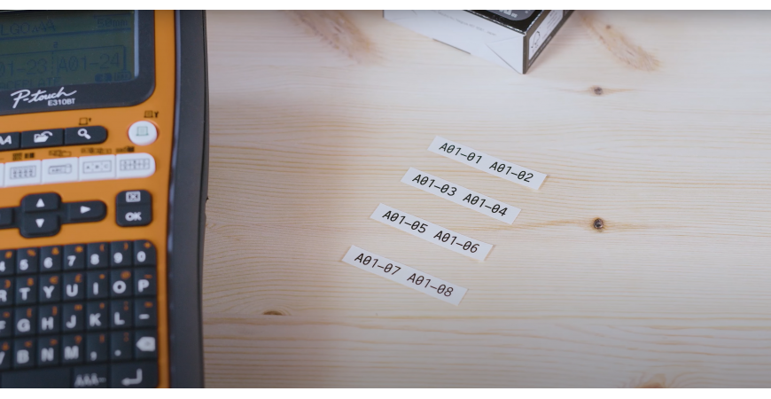 Brother PT-E310BTVB: Hướng dẫn in nhãn Faceplate thi công Điện - Mạng dễ dàng