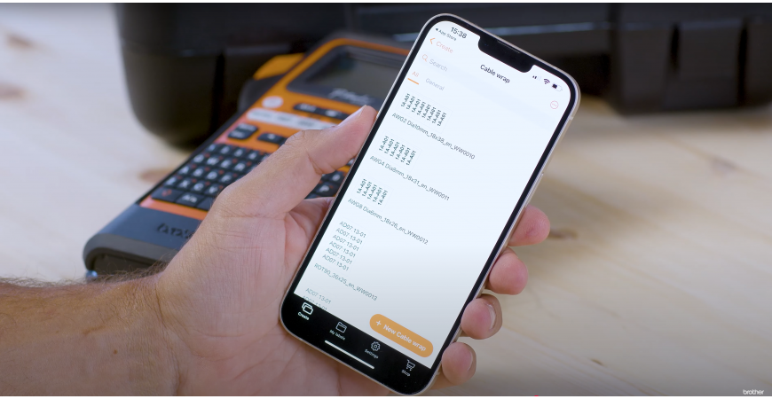 Brother PT-E310BTVP: Hướng dẫn kết nối bluetooth & in nhãn bằng điện thoại trong thi công Điện - Mạng dễ dàng