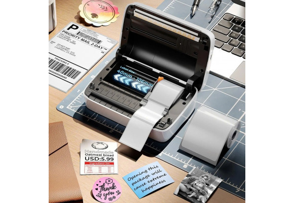 Hướng dẫn sử dụng Máy in nhãn nhiệt Bluetooth AIMO M421