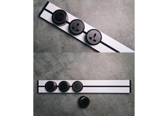 EUROB Slim-R – Ổ cắm thanh ray lắp âm cho nhà mới