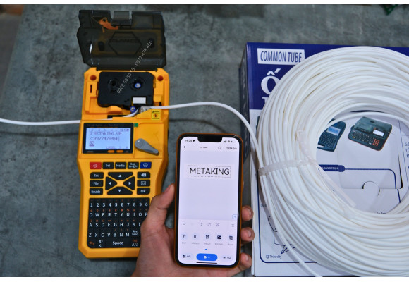 Supvan TP20M – Máy in ống lồng cầm tay cho dân thi công: in đánh dấu ngay tại hiện trường